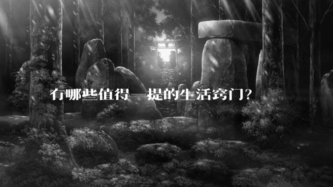 有哪些值得一提的生活窍门？