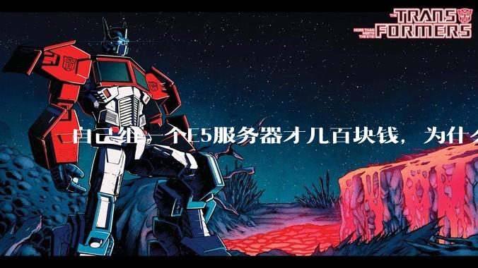 自己组一个E5服务器才几百块钱，为什么去阿里云租这么贵?